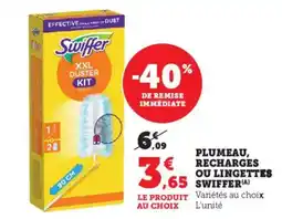 Bi1 SWIFFER Plumeau, recharges ou lingettes offre