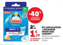 Bi1 CANARD Kit applicateur + recharge fresh disc offre