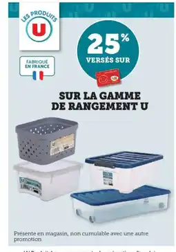 Bi1 Sur la gamme de rangement u offre