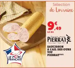 Bi1 Saucisson à l'ail des ours vpf offre