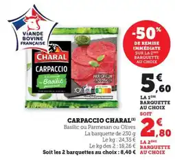Bi1 CHARAL Carpaccio offre