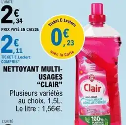 E.Leclerc Nettoyant multi usages clair offre
