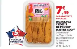 Bi1 MAITRE COQ Morceaux choisis de poulet offre