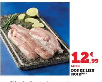 Bi1 Dos de lieu noir offre