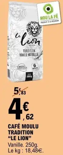 E.Leclerc Café moulu tradition le lion offre