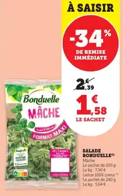 Bi1 BONDUELLE Salade offre