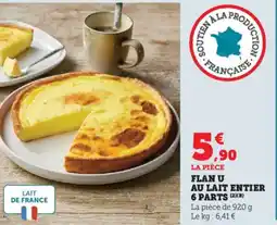 Bi1 Flan u au lait entier offre