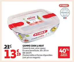 Auchan Supermarché PYREX cook & heat offre
