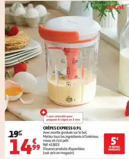 Auchan Supermarché Crêpes express offre