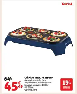 Auchan Supermarché TEFAL Crêpière offre