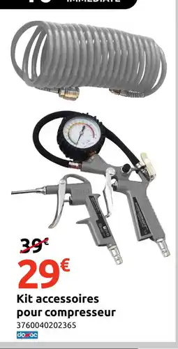 Mr Bricolage Kit accessoires pour compresseur offre