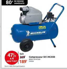 Mr Bricolage MICHELIN Compresseur 50 | MCX50 offre