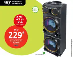 Mr Bricolage MUSS Enceinte Party Box M-1988DJ offre