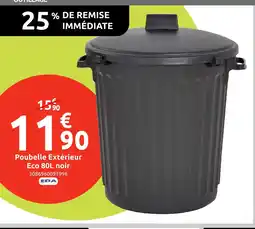 Mr Bricolage EDA Poubelle Extérieur Eco offre
