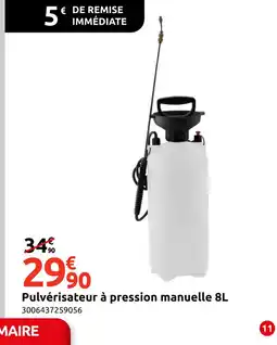 Mr Bricolage Pulvérisateur à pression manuelle offre