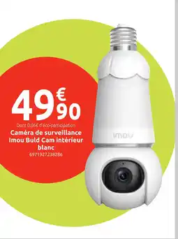 Mr Bricolage Caméra de surveillance Imou Buld Cam intérieur blanc offre