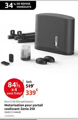 Mr Bricolage Motorisation pour portail coulissant Zenia 250 offre