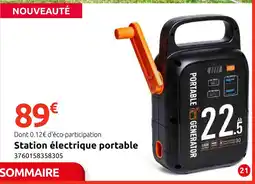 Mr Bricolage Station électrique portable offre