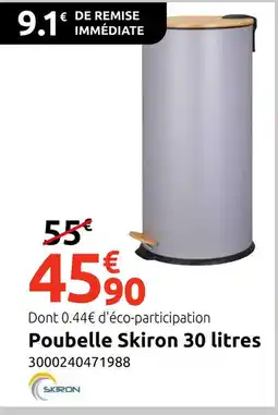 Mr Bricolage SKIRON Poubelle Skiron offre
