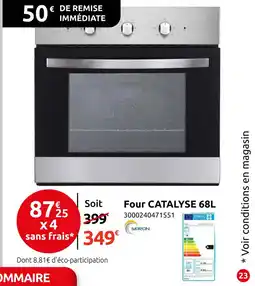 Mr Bricolage SKIRON Four catalyse offre