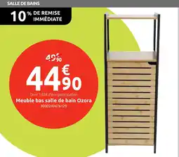 Mr Bricolage Meuble bas salle de bain Ozora offre