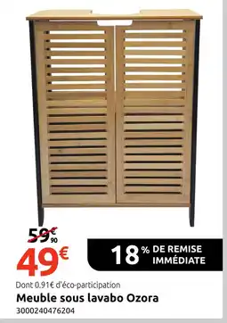 Mr Bricolage Meuble sous lavabo Ozora offre