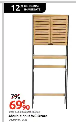Mr Bricolage Meuble haut WC Ozara offre