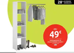 Mr Bricolage Aménagement de placard Module Combi A offre