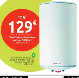 Mr Bricolage Chauffe-eau électrique vertical offre