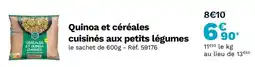 Picard Quinoa et céréales cuisinés aux petits légumes offre