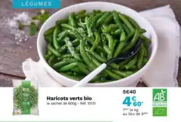 Picard Haricots verts bio offre