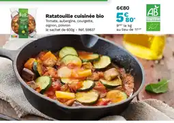 Picard Ratatouille cuisinée bio offre