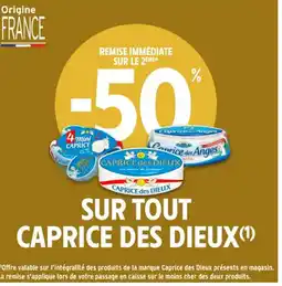Intermarché Contact CAPRICE DES DIEUX Sur tout offre
