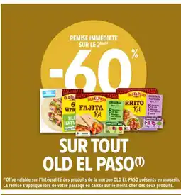 Intermarché Contact OLD EL PASO Sur tout offre