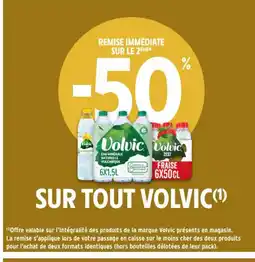 Intermarché Contact VOLVIC Sur tout offre