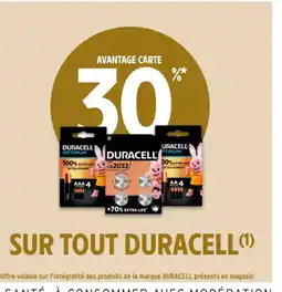 Intermarché Contact DURACELL Sur tout offre
