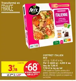 Intermarché Contact MIX Coffret italien offre