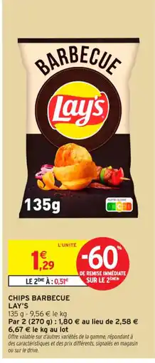Intermarché Contact LAY'S Chips barbecue offre