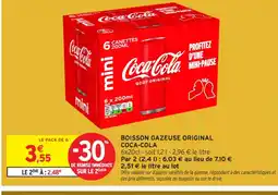 Intermarché Contact COCA-COLA Boisson gazeuse original offre