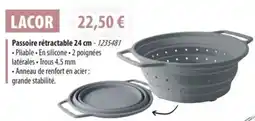Cuisine Plaisir LACOR Passoire rétractable offre
