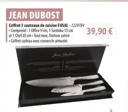 Cuisine Plaisir JEAN DUBOST Coffret 3 couteaux de cuisine offre