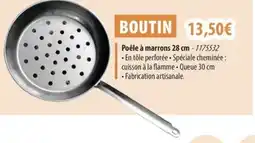 Cuisine Plaisir BOUTIN Poêle à marrons offre