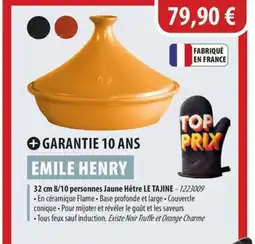 Cuisine Plaisir EMILE HENRY personnes Jaune Hêtre offre