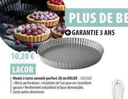 Cuisine Plaisir Moule à tarte cannelé perforé offre