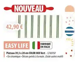 Cuisine Plaisir Plateau color mix vert offre