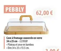 Cuisine Plaisir PEBBLY Cave à fromage couverde en verre offre