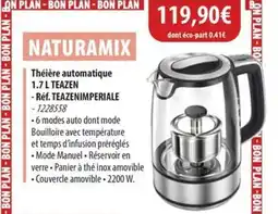 Cuisine Plaisir NATURAMIX Théière automatique offre