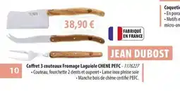 Cuisine Plaisir JEAN DUBOST Coffret 3 couteaux Fromage Laguiole offre