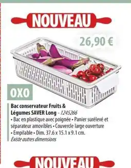 Cuisine Plaisir OXO Bac conservateur Fruits & Légumes offre