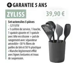Cuisine Plaisir Set ustensiles 5 pièces offre